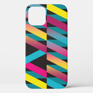 Abstract Ribbon: Colourful Geometric Vintage. iPhone 12 Case