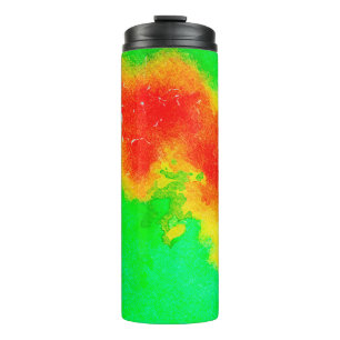 Abstract rich texture artwork. Creative patternabs Thermal Tumbler