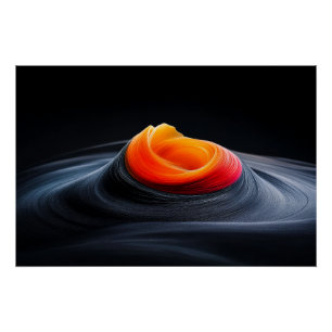 Abstract Ripples Poster