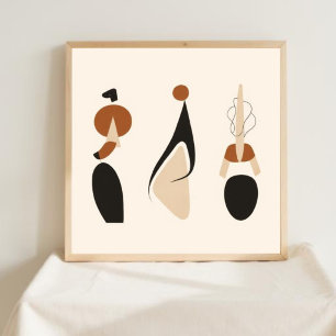 Abstract Ritual Forms Poster