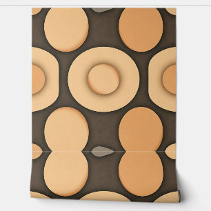 Abstract River Stones Pattern Featuring Smooth Wallpaper