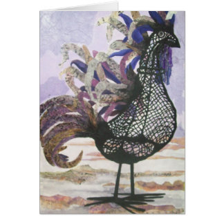 Abstract rooster