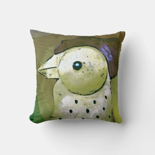 Abstract Rooster 1 Cushion