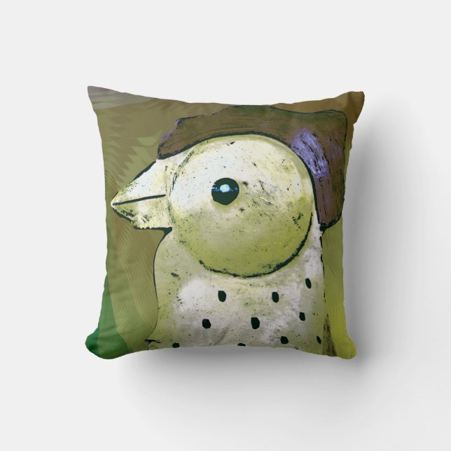 Abstract Rooster 1 Cushion (Front)