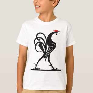 Abstract Rooster Silhouette Art T-Shirt