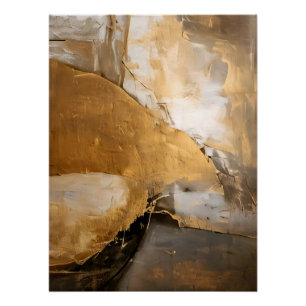 Abstract Roots Rustic Poster