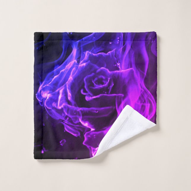 Abstract rose bath towel set (Wash Cloth)