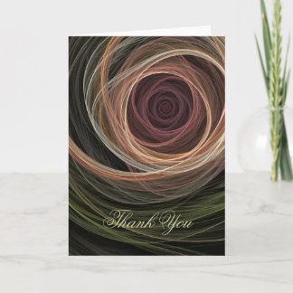 Abstract Rose card