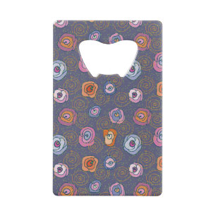 Abstract rose field pattern