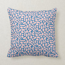 Abstract Roses - Throw Pillow