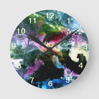 abstract round clock