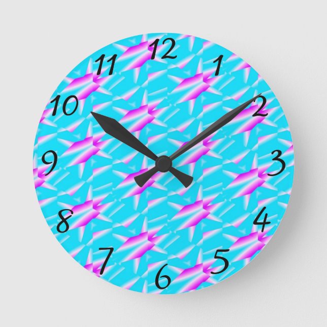 Abstract Round Clock (Front)