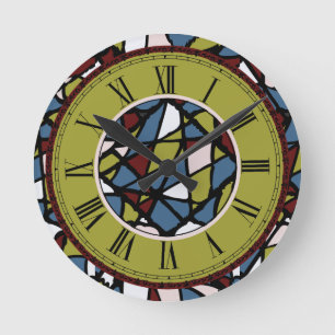 Abstract Round Clock