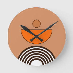 Abstract round clock