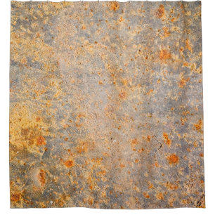 Abstract rusty grunge metal backgroundabstract, ag shower curtain