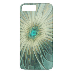 Abstract Sage Green Fantasy Flower Fractal Art iPhone 8 Plus/7 Plus Case