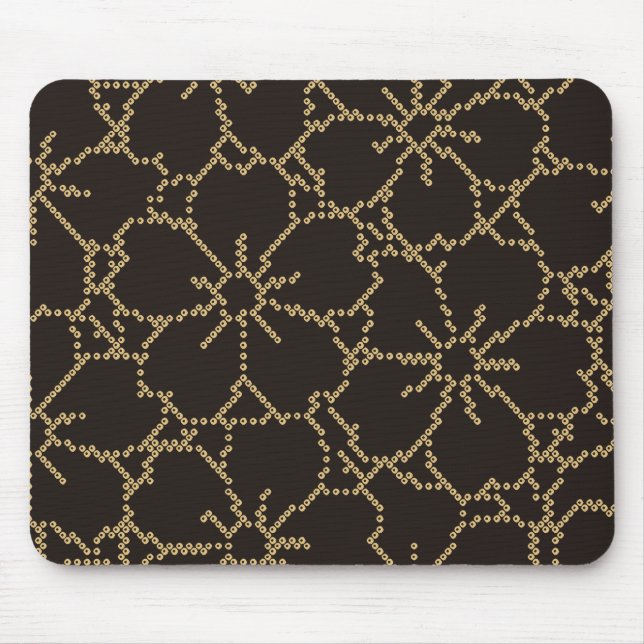 Abstract Sakura Japanese Floral Kimono Mouse Mat (Front)