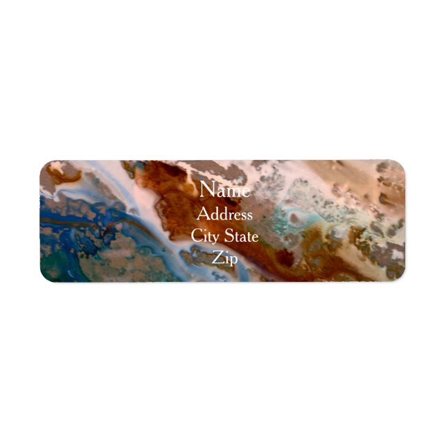 Abstract sandy beach pattern water foam pattern  (Front)