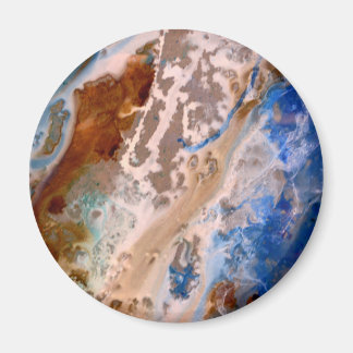 Abstract sandy beach pattern water foam pattern  magnet