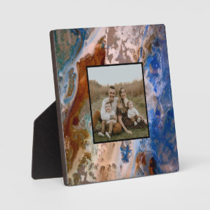 Abstract sandy beach pattern water foam pattern  plaque