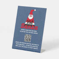 Abstract Santa, Visit Santa, QR Code Queue