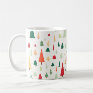 Abstract scandinavian Christmas trees Coffee Mug