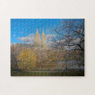 Abstract Scene . Central Park New York. Jigsaw Puzzle
