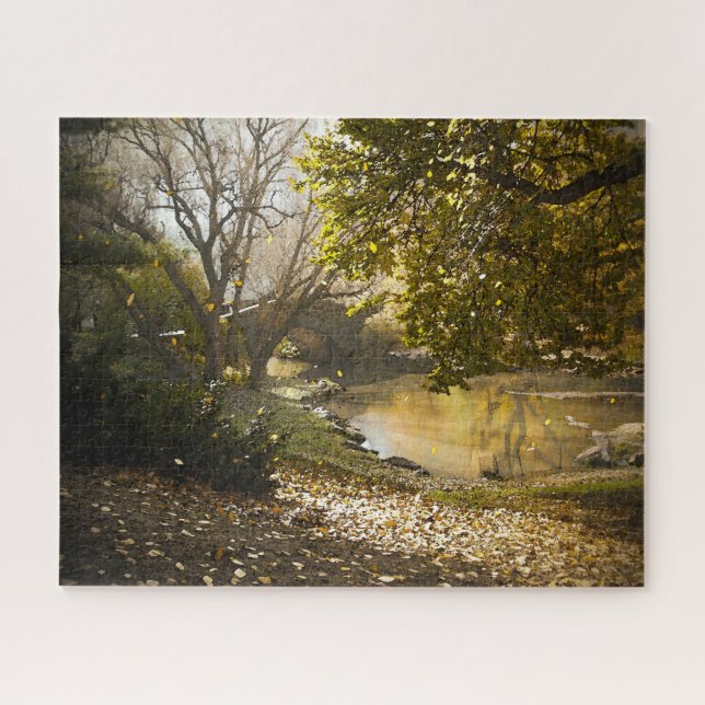 Abstract Scene . Central Park New York. Jigsaw Puzzle (Horizontal)