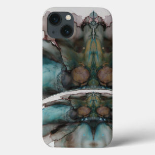 Abstract Scifi Landscape and Orb iPhone 13 Case