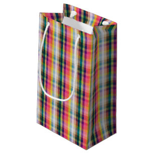 Abstract Scottish Plaid Small Gift Bag