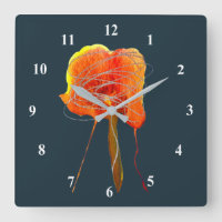 Abstract scribble floral flower modern art