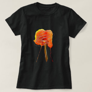 Abstract scribble floral flower modern art T-Shirt