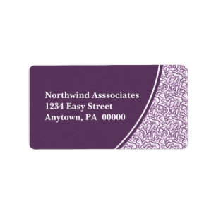 Abstract Scribbles Address Label