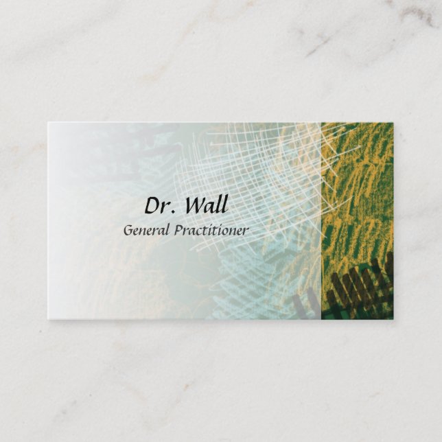 Abstract Scribbles Business Cards (Front)
