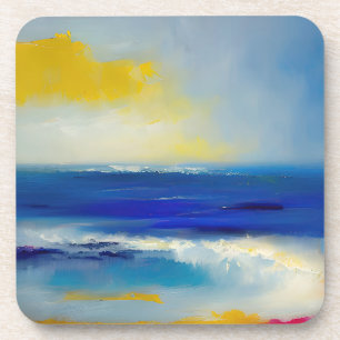 Abstract Sea 04 Coaster