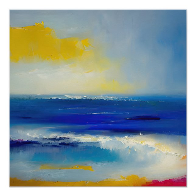 Abstract Sea 04 Poster (Front)