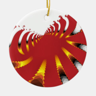 ABSTRACT SEA ANEMONE CERAMIC TREE DECORATION
