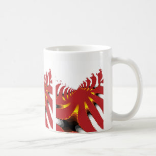 ABSTRACT SEA ANEMONE COFFEE MUG