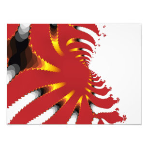 ABSTRACT SEA ANEMONE PHOTO PRINT