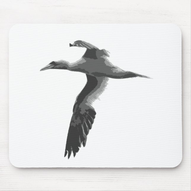 Abstract Sea Birds Mouse Mat (Front)