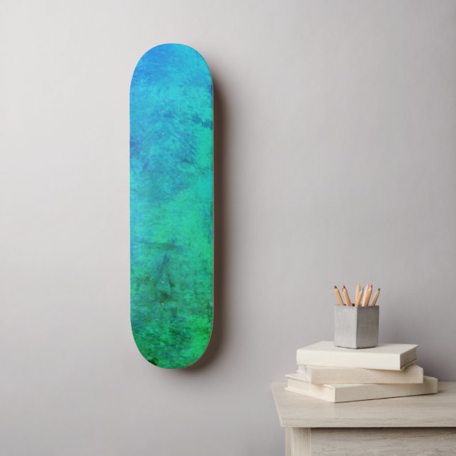 Abstract seafloor skateboard (Wall Art)
