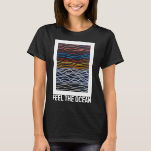 Abstract Seafront Painting by Alfred Fox T-Shirt