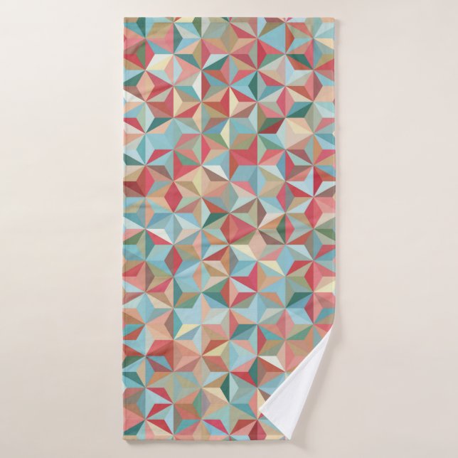 Abstract seamless background consisting of pastel  bath towel (Bath Towel)