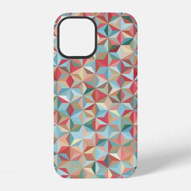 Abstract seamless background consisting of pastel  iPhone case (Back)