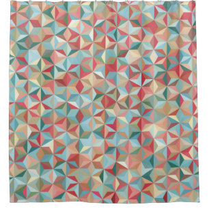 Abstract seamless background consisting of pastel shower curtain