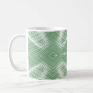 Abstract seamless background. Many wavy lines crea Coffee Mug