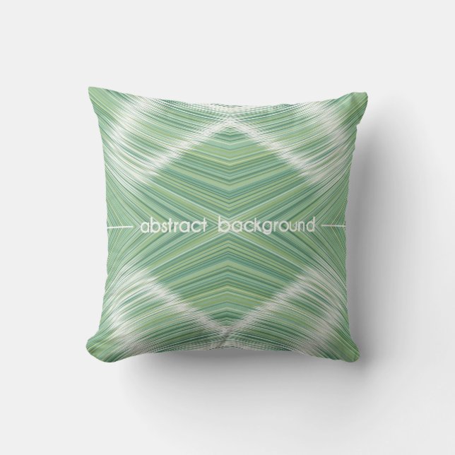 Abstract seamless background. Many wavy lines crea Cushion (Front)