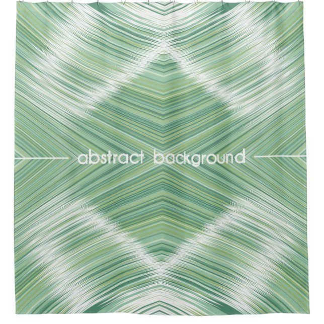 Abstract seamless background. Many wavy lines crea Shower Curtain (Front)