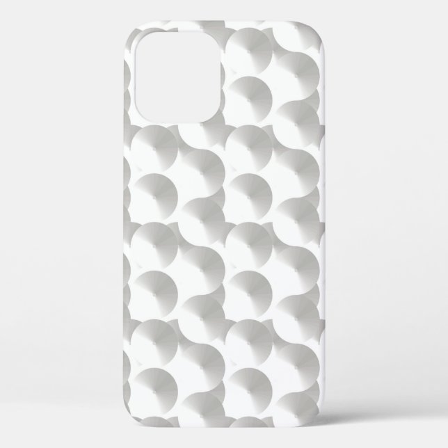 Abstract seamless circle 3d slide background.abstr Case-Mate iPhone case (Back)