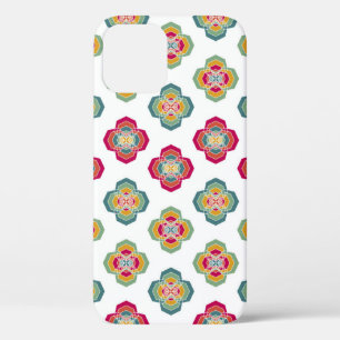 Abstract Seamless Floral Background, surface textu iPhone 12 Case